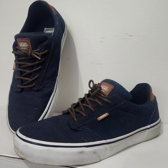 Mens 9.5 Blue Vans (Era?) - Picture 1 of 4